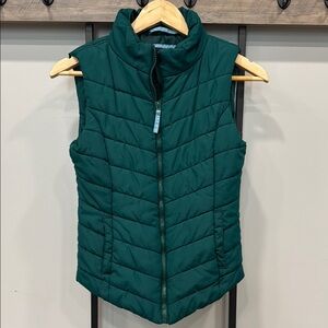 Aeropostale Women's Green Puffer Vest
